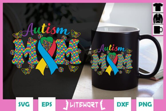Autism Mom Happy Awareness SVG Review