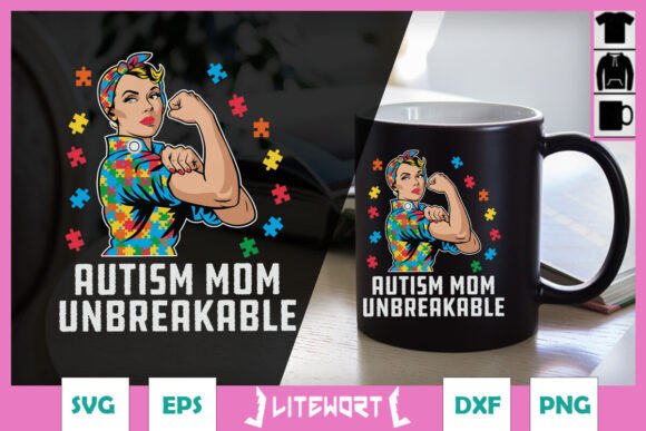 Autism Mom Unbreakable Love SVG Review