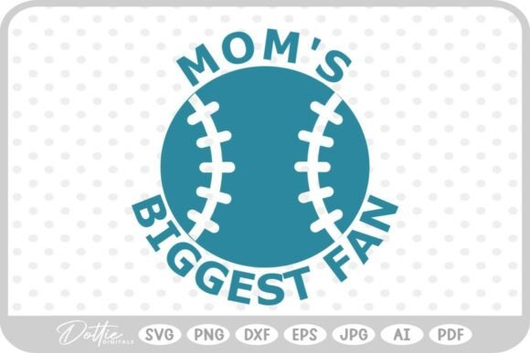 Baseball Mom's Biggest Fan SVG PNG Review