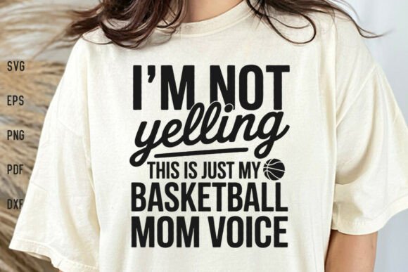 Basketball Mom Voice Shirt SVG Review