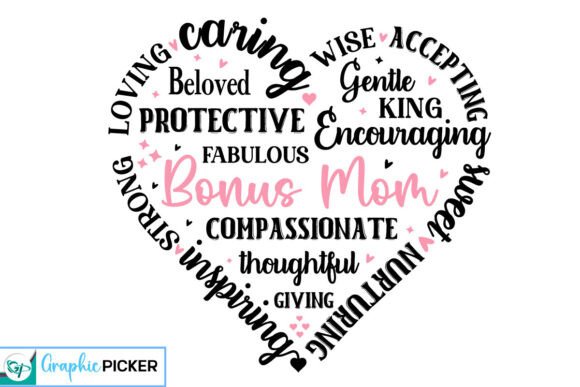 Bonus Mom Heart Shape SVG: A Designer’s Review