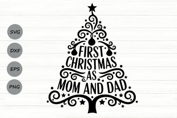 First Christmas As Mom and Dad SVG Review