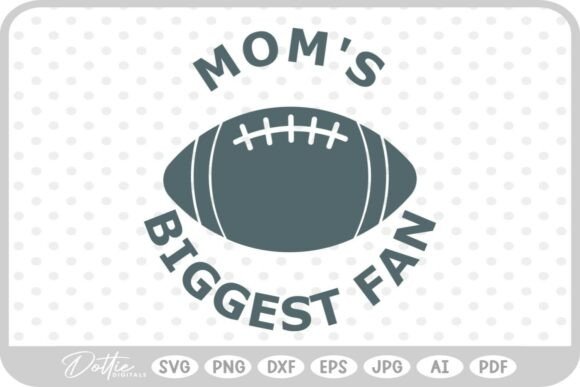Football Mom's Biggest Fan SVG PNG Review