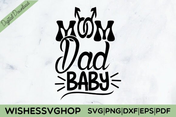Mom Dad Baby SVG PNG: An Embroidery Review