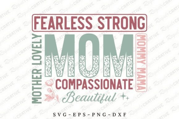 Mom Phrase Collage SVG Design: A Stitcher's Review