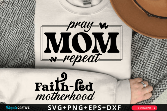 Pray Mom Repeat Sleeve SVG: An Embroidery Review